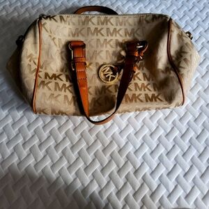 Michael Kors Tan Logo Men's Bag